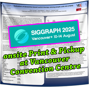 Cheapest SIGGRAPH 2025 Research Poster - Print & Pickup inside Vancouver Convention Centre